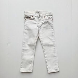 Polo Ralph Lauren Boys White Kids Jeans Pants - Size 3T